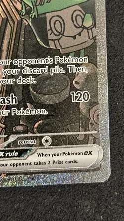 Pokemon TCG Sinistcha EX 210/167 Twilight Masquerade Special Illustration Card - Image 5