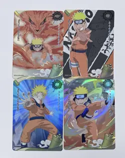 (4)Naruto Kayou Card (English) Naruto SSR Heaven Scroll Lot of 4 - Image 1