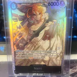 One Piece Nami Holo Op15-086 English Standard Card - Image 1