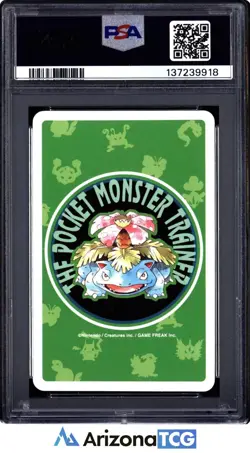 Pokemon 1996 Porygon 137 5 Of Hearts Green Playing Card Japanese GEM MINT PSA 10 - Image 2