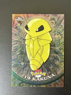 Kakuna #14 Topps Chrome Pokemon Card - Image 1