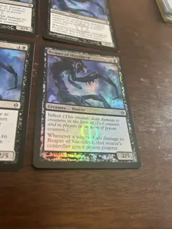4x Reaper of Sheoldred NM+ Playset 1 Card Is A Foil. Magic MTG New Phyrexia - Image 2