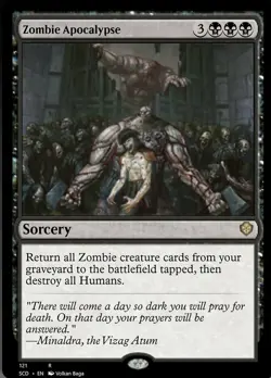 Zombie Apocalypse Light Play, English Magic the Gathering MTG Starter Commander - Image 1