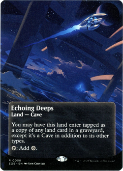 Echoing Deeps (Borderless) - 0058 - Edge of Eternities - MTG NM/M SHIPS NOW - Image 1