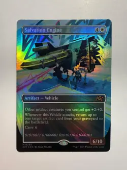 Salvation Engine (Borderless) 295 MTG Aetherdrift Foil - Image 1