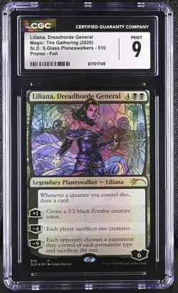 LILIANA, DREADHORDE GENERAL Secret Lair Foil Mythic CGC 9 MTG [Nostalgium] - Image 1