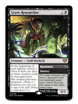 Grave Researcher [Secrets of Strixhaven] MTG SOS 85 NM 💀 - Image 3