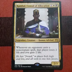 Mtg Kambal, Consul of Allocation MP/LP Kaladesh Magic Carc Rare - Image 1