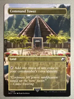 MTG / Command Tower / REX / #26 / Regular (Borderless) / Land / NM - Image 1
