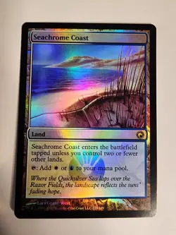 MTG NM Foil Seachrome Coast Scars of Mirrodin. Magic The Gathering - Image 1