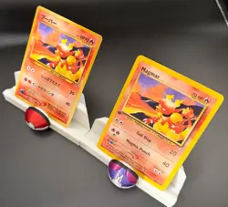 Pokemon Magmar 1st Edition + Japanese Magmar Vintage Base Set Lot WOTC LP-NM - Image 2