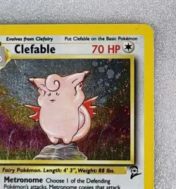 Clefable 5/130 HP/DMG Base Set 2 Holo Rare WoTC Pokemon TCG - Image 4