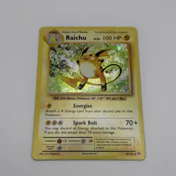 Pokemon TCG Raichu 36/108 Evolutions Holo Rare 2016 Stage 1 100 HP English NM - Image 1