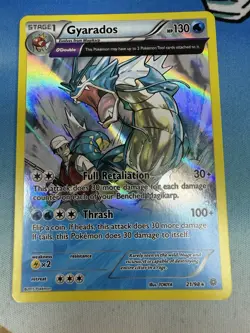 Gyarados 21/98 XY Primal Clash Ancient Trait Holo Rare 2015 Pokemon Card - Image 1