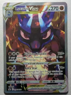 Lucario VSTAR SWSH291 Holo Promo Sword & Shield Promo Pokemon Near Mint - Image 1