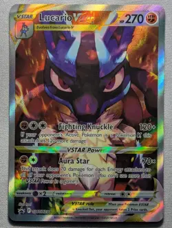 Lucario VSTAR SWSH291 Holo Promo Sword & Shield Promo Pokemon Near Mint - Image 1