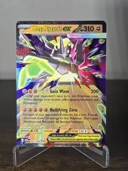 Mega Zygarde ex Double Rare 047/088 Me03: Perfect Order Holo POKEMON NEAR MINT - Image 1