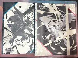 Pokemon Set of Black Bolt & White Flare Binders - BINDERS ONLY - Image 1