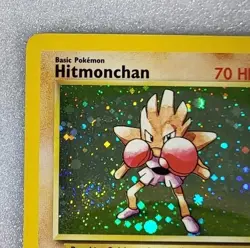 Hitmonchan 8/130 MP Base Set 2 Holo WoTC Pokemon TCG - Image 3