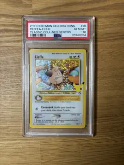 2021 Pokemon Celebrations Cleffa-Holo Classic Collection #20 PSA 10 Gem Mint - Image 1