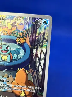 Pokemon SV07 Stellar Crown Squirtle 148/142 Illustration Rare IR NM - Image 5
