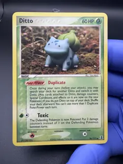 Pokemon Ditto (Bulbasaur) 36/113 Delta Species Uncommon Regular LP+/NM - Image 2
