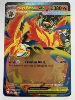 Pokemon Mega Emboar Ex 035 Black Star Promo Ascended Heroes English [NM] - Image 1