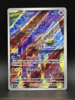 Pokemon Drowzee Illustration Rare Full Art Holo 210/198 SV01 70 HP - Image 1