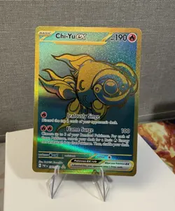 Chi-Yu ex 241/091 Hyper Rare Paldean Fates Pokemon Near Mint - Image 1
