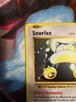 Pokemon TCG Snorlax XY179 Black Star Promo Holo LP - Image 2
