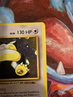 Pokemon TCG Snorlax XY179 Black Star Promo Holo LP - Image 3