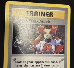 2000 POKEMON TEAM ROCKET 1ST EDITION ROCKET'S SNEAK ATTACK 72/82 RARE NON HOLO - Image 3