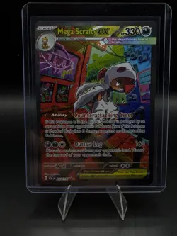 2026 Pokemon Ascended Heroes Mega Scrafty ex Special Illustration Rare #285/217 - Image 1