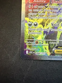 Pokemon TCG Mega Gengar ex 284/217 Special Illustration Rare Ascended Heroes NM - Image 5