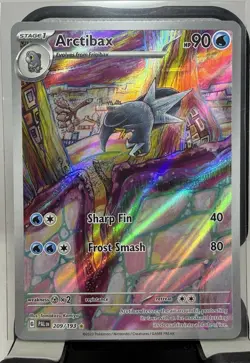 Pokemon TCG Arctibax Illustration Rare 209/193 Sv02 Stage 1 Dragon HP 90 Holo - Image 1