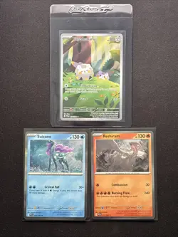 2025 Pokemon Phantasmal Flames Mixed Holos Parallel Lot(10) All NM! (Togedemaru) - Image 2
