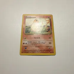 Pokemon Charmander Common Base Set 1999 50 HP Scratch Ember 46/102 Regular - Image 2