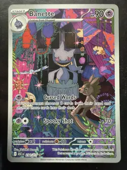 Pokemon Banette 234/217 Ascended Heroes Illustration Rare Full Art (NM) - Image 1