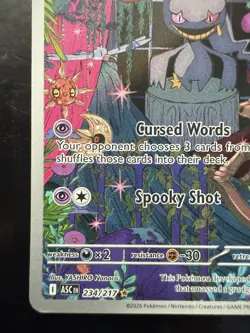 Pokemon Banette 234/217 Ascended Heroes Illustration Rare Full Art (NM) - Image 4