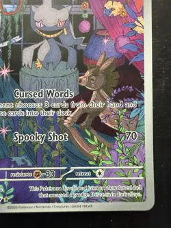 Pokemon Banette 234/217 Ascended Heroes Illustration Rare Full Art (NM) - Image 5