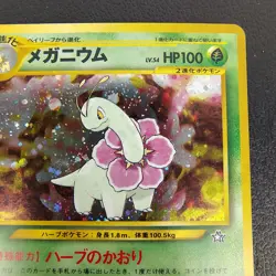 Meganium 154 JP Neo Premium File 1 Holo (Japanese) Vintage Pokemon - Image 3