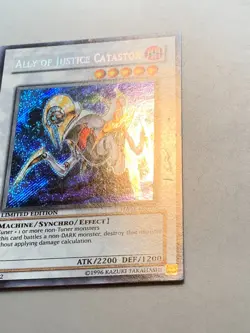 yugioh Ally Of Justice Catastor HA01-EN026 Secret Limited Ed LP near mint - Image 5