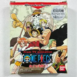 One Piece: Become the Pirate King! Wonder Swan Empty Box Bandai 2000 Japan - Image 2