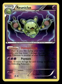 Reuniclus Holo Rare Reverse Holo Black and White 57/114 NM Pokemon TCG - Image 1