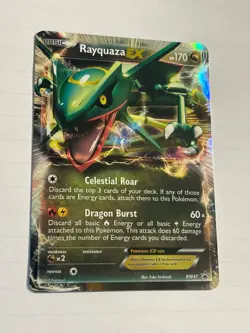 Rayquaza EX BW47 Black & White Holo Near Mint - Image 2