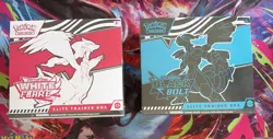 Pokemon Black Bolt and White Flare Elite Trainer Box ETB Set of 2 Sealed - Image 1