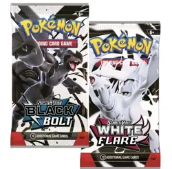 🔥ONE SEALED🔥 Pokemon Black Bolt or White Flare Booster Pack (RANDOM ARTWORK) - Image 1