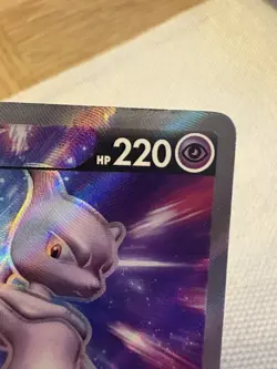 Mewtwo V SWSG229 Black Star Promo HP/damaged Pokemon TCG - Image 3