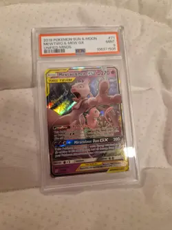 Mewtwo & Mew GX Tag Team | PSA 9 | 71/236 | Unified Minds | Pokemon TCG | - Image 2