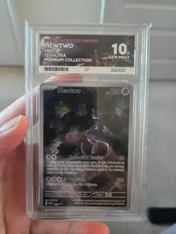 Pokemon TCG 2023 Black Star Promo Mewtwo #52 151 Ultra Ace Grade 10 GEM MINT. - Image 1